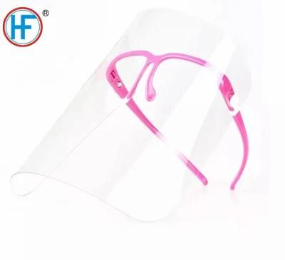 Mdr CE Approved Medical Grade Pet Face Shield with Logo Printing Againsting Splash