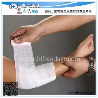 Sample Available OEM Accept Medical Consumable PBT Gauze Bandage in First Aid