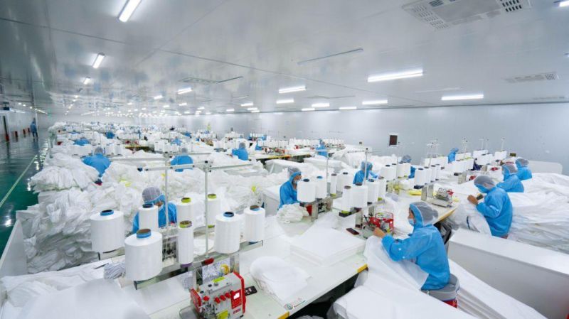 Hot Sale Protective Workwear Disposable PP Isolation Gown Hospital Gown