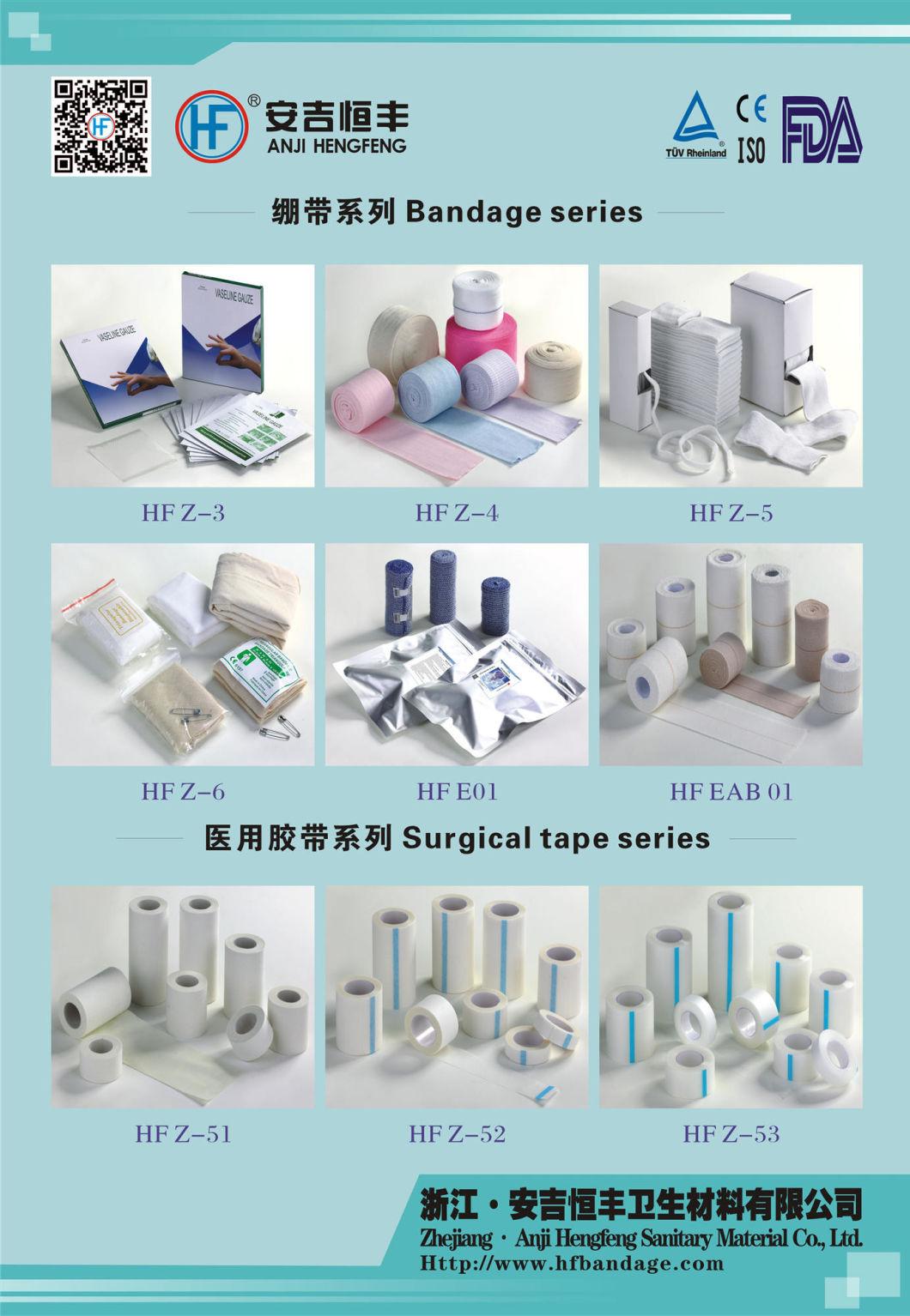 Medical Cotton Bleached Elastic Crepe Bandage with ISO/FDA/Ce Approved