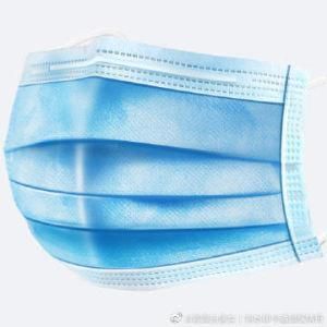 Factory Whole Sale 3 Ply Disposable Nonwoven/Meltblown/Protective Surgcal Medcal Face Mask