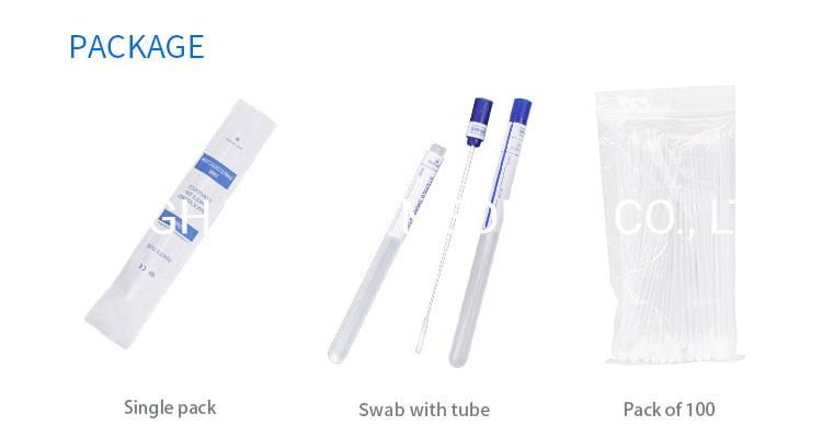 New Design Medical Test Sterile Bamboo Stick Cotton Swab