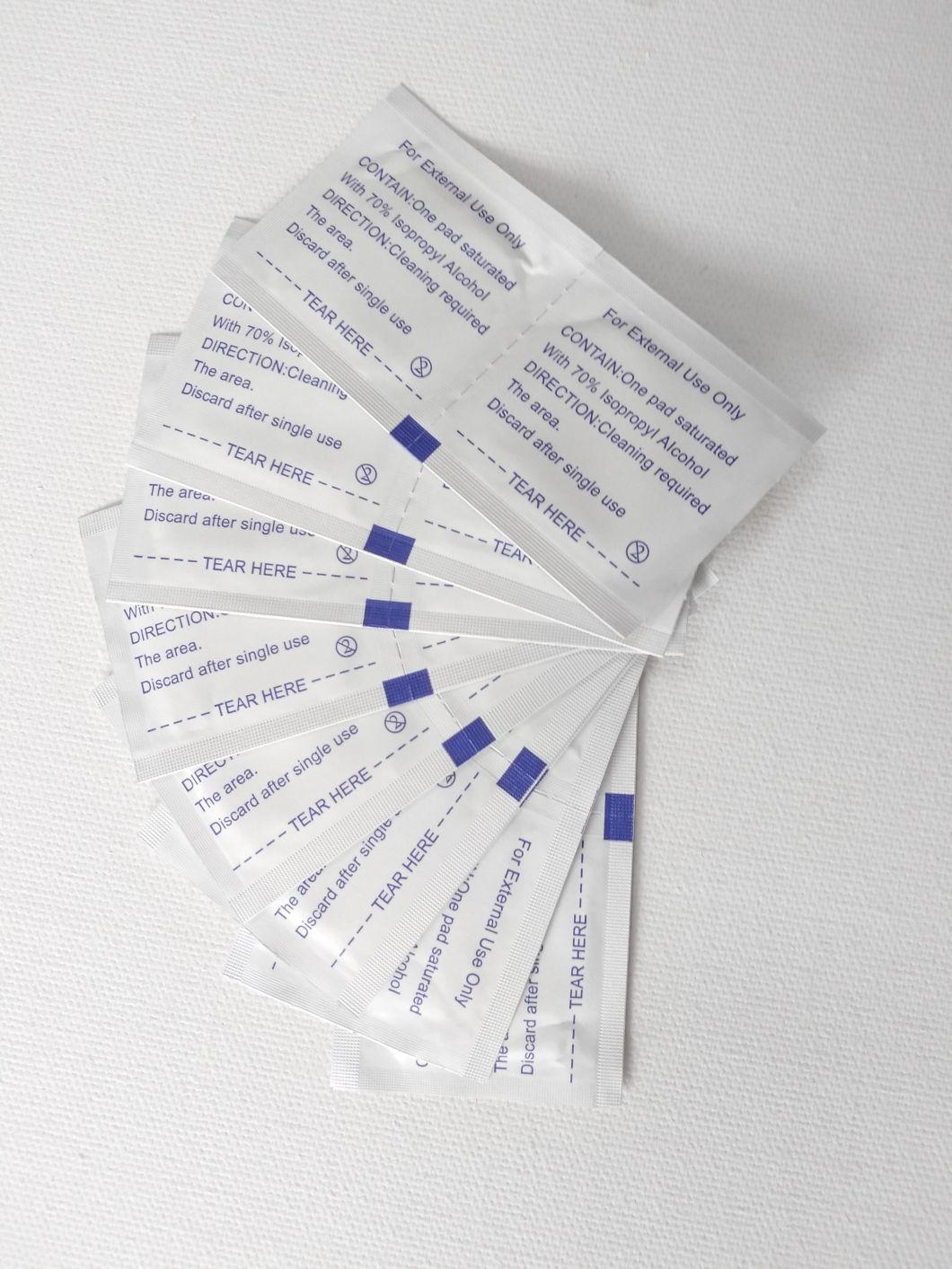 Medical Disposable Alcohol Pads with 100PCS/Box