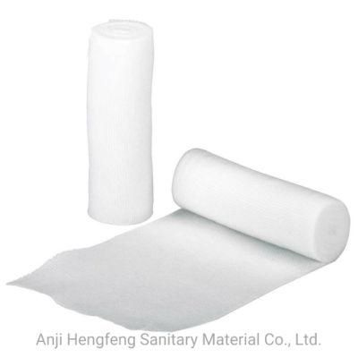 Hf Gauze Bandage 100% Cotton Disposable Surgical Consumable 5m Woven Sides Bandage