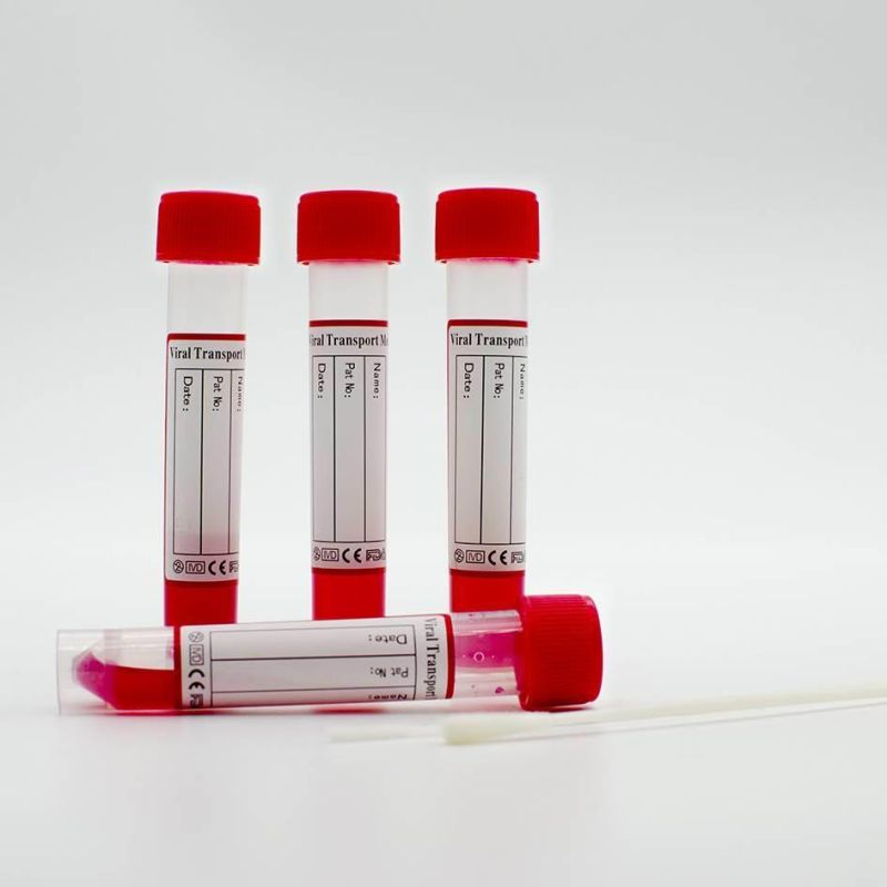 Factory Direct Virus Specimen Sampling Test Swab Tube Collection Universal Viral Transport Media Virus Specimen Collection Tube