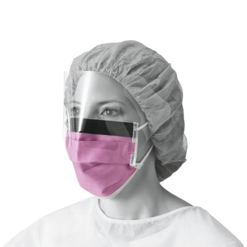 Dental Use Anti Foggy Face Masks with PVC Shield Medical Masks