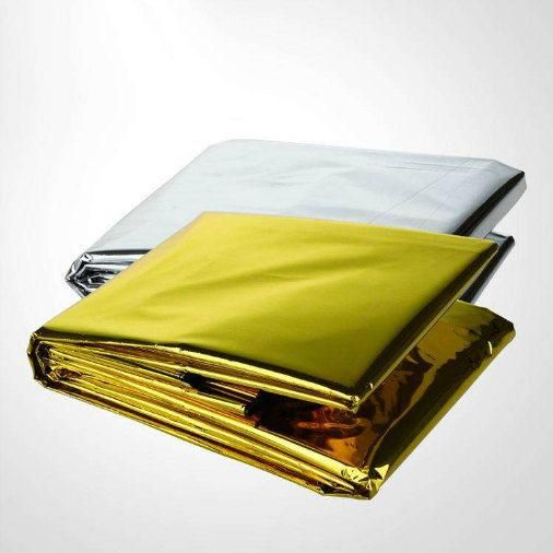 2015 Keep Warm Heat Back First Aid Thermal Travel Emergency Blanket Space Brand Emergency Blanket Thermal Emergency Blanket Silv