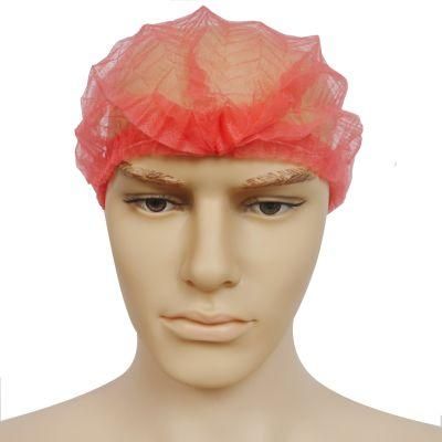 Different Color Disposable Head Cover Mob Cap Medical Bouffant Head Cap