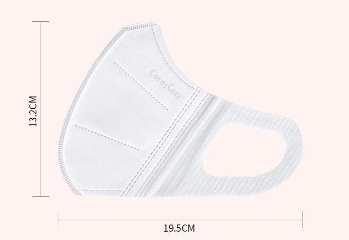 Factory Sales Non-Woven Fabric Cotton Face Mask 3D