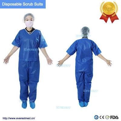 Disposable Medical Scrub Suit for Surgery