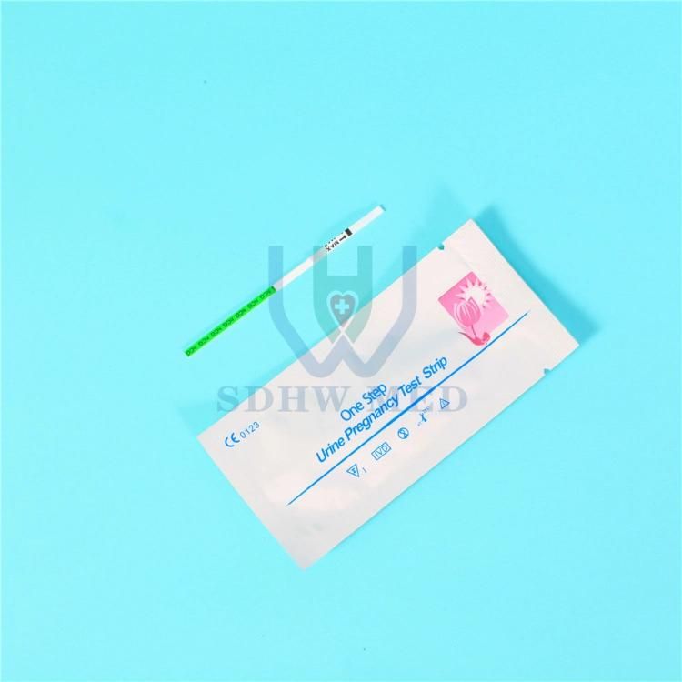 High Sensitivity CE Approved HCG Pregnancy Urine Test Strips