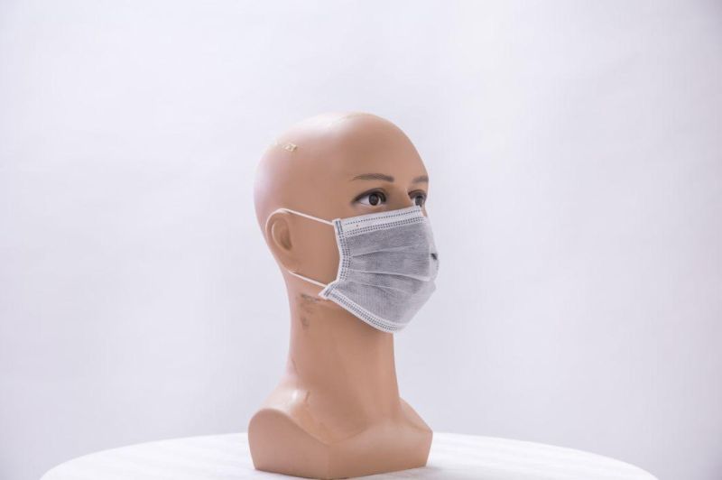 Face Mask 3 Ply Protective Disposable Non-Medical Mask with Melt Blown Civil Mask