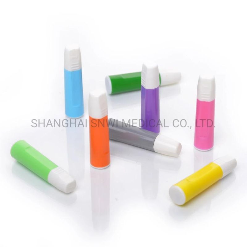 Disposable Safety Lancets Blood Lancets for Gluco Testing