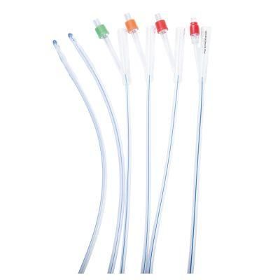 Hight Quolity CE FDA Disposable Medical 2/ 3 Way Silicone Foley Medical Catheter