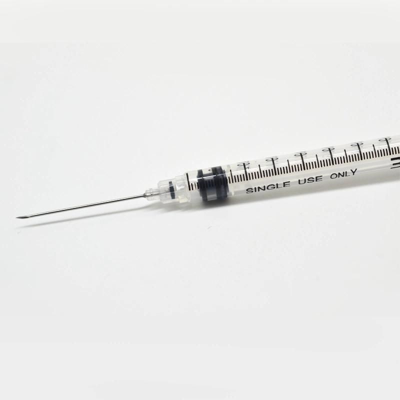 Medical Disposable Vaccine Ad Syringe 1ml Luer Slip