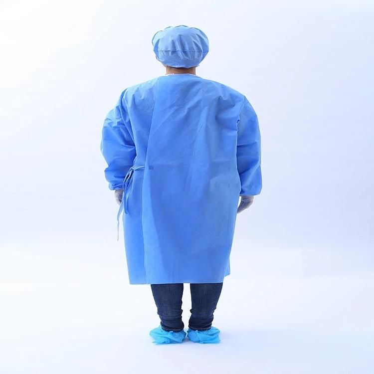 Medical Disposable Operating Robe Reinforced Nonwoven Fabric Sterile Surgical Gown Suppliers