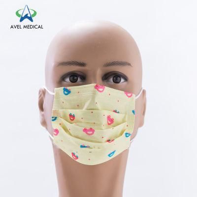 Disposable Protective Earloop Non-Woven 3 Ply Facial Meltblown Face/Dust Mask