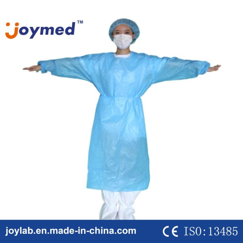 Medical Isolation Gown Disposable PP+PE Protective Clothing Surgical Gown