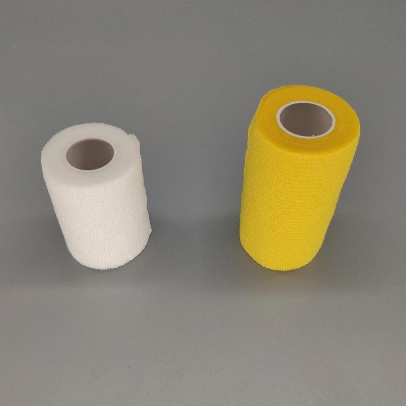 10cm X 4.5m Stretched Length Non Sterile Medical Dressing Non Woven Self Adhesive Elastic Bandage