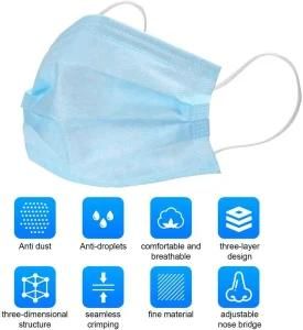 3 Ply Facemask Pm 2.5 Disposable Non-Woven Facemask