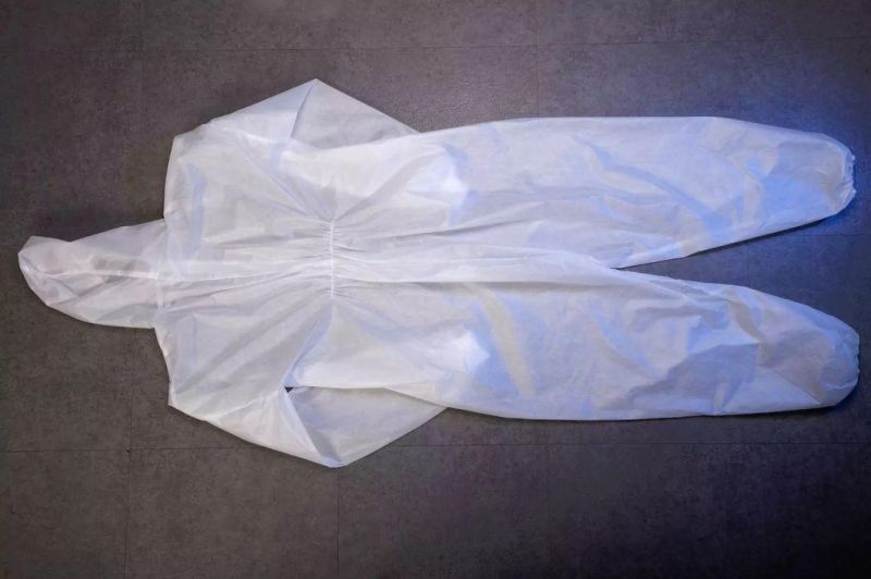 Disposable Medical White PP+PE Isolation Coverall