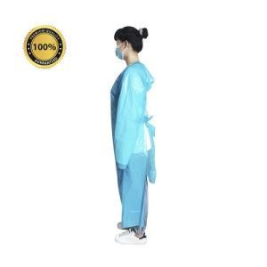 Isolation Gown Disposable Coverall Safety Suit Non Woven PP+PE Waterproof