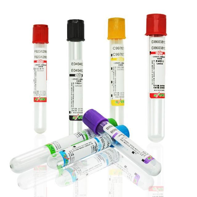 Disposable Vacuum Blood Collection Tube (Vacuum Tube) Purple Cap (EDTA K2/K3)