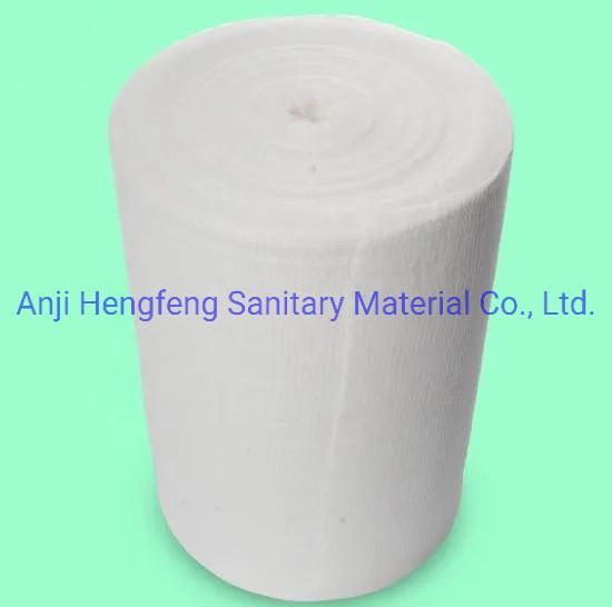 100% Cotton Medical Absorbent Gauze Roll Dressing Gauze Roll