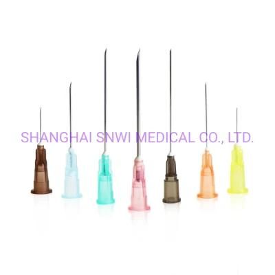 Disposable Sterile Medical PP Syringe Cannula Hypodermic Injection Needle with CE&ISO Certificate