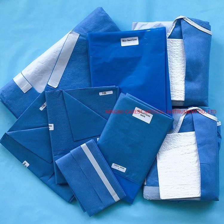 Factory Supply Sterile Surgical Delivery Pack Portable Disposable Ob Pack