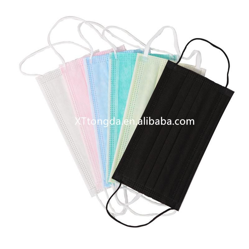 PP 3 Ply Disposable Medical Nonwoven Earloop Face Masks