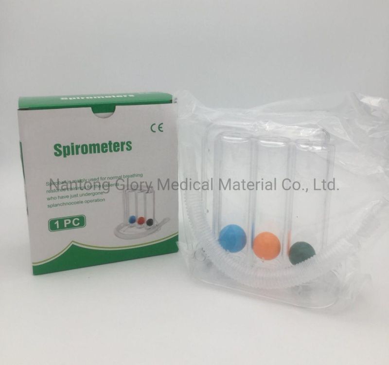 High Quality Medical Three Balls Spirometer for Breathing Trainer