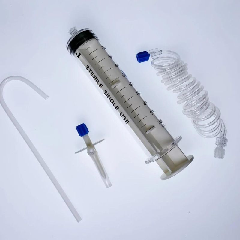 Disposable High Pressure Injector Syringe CT100 Specification Angiographic Syringe