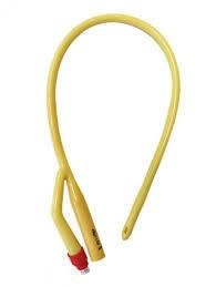 100% Medical Latex Urethral Foley Catheter 3 Way