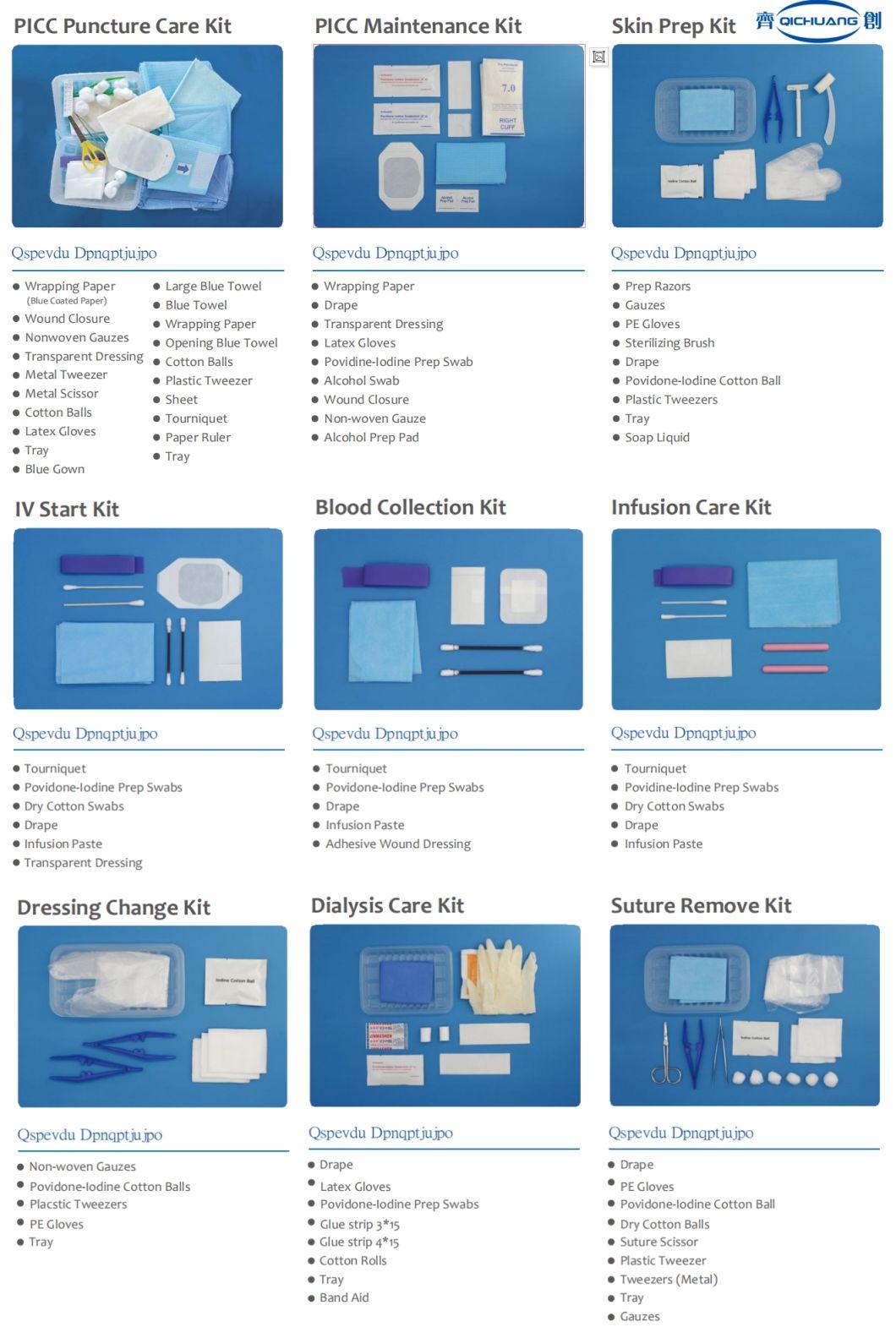 Hemodialysis Disposable Medical Dressing Kit Manufacturer