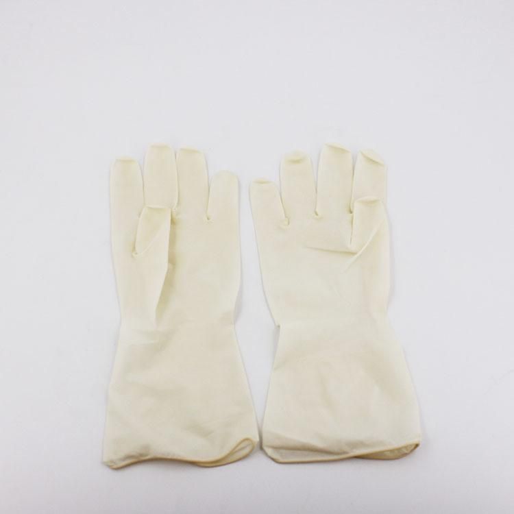 100% Natural Latex Procedure Latex Gloves Surgical Gloves