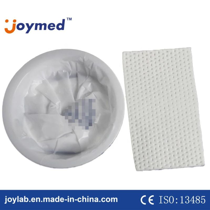 Disposable White Vomit Throw up Bag for Airsickness Bag Hospital Vomit Plastic Bag with Pad