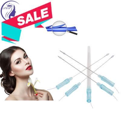 Medical Thread Pdo Lifting Korea Suture Needle Hilos Tensores with L Blunt Cannula