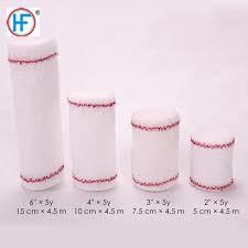 Mdr CE Approved Cleaning Resistant Sterile Dressing Red Line Elastic Crepe Bandage