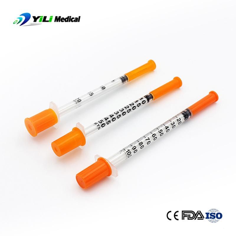 Medical Disposable Safety Sterile Injection Plastic Syringe