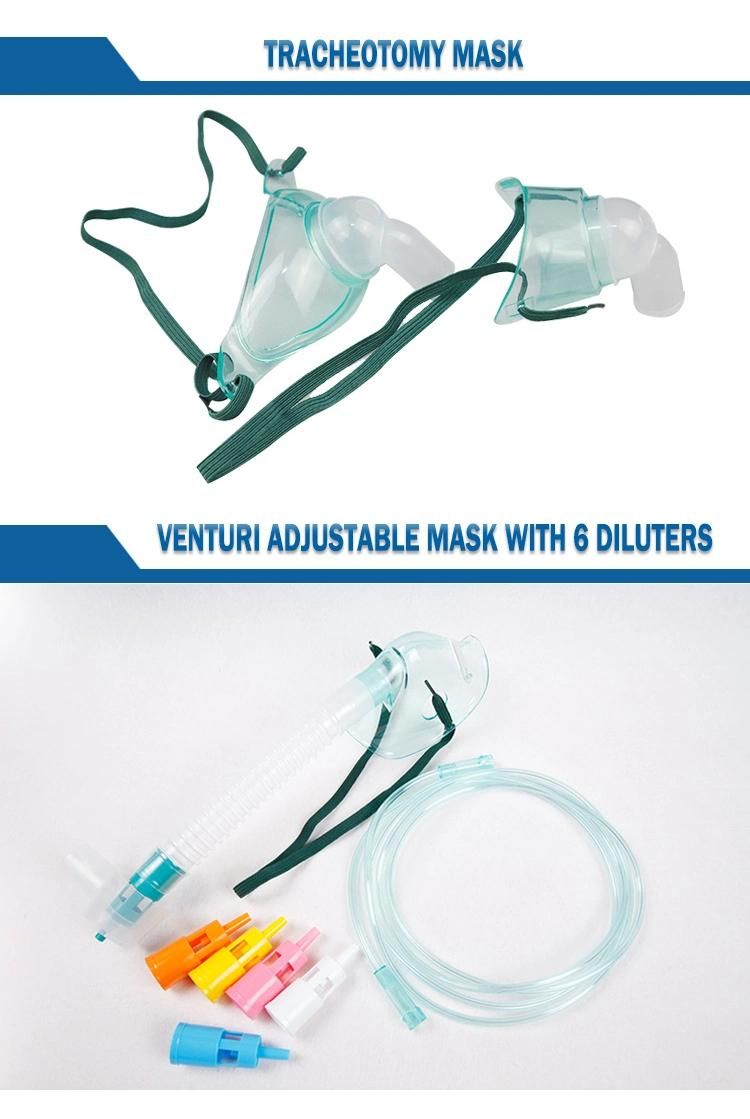 High Quality Disposable Medical Nebulizer Breathing Mask /Oxygen Mask
