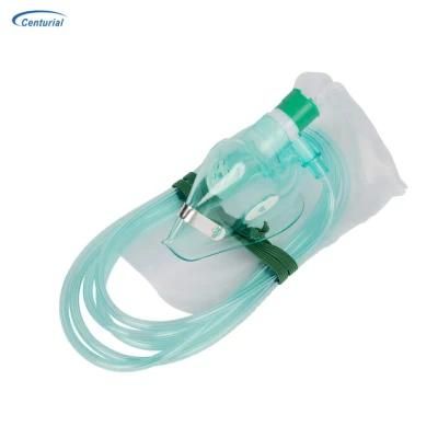 High Concentration Rebreather Non-Rebreathing Oxygen Mask for Medical Oxygen Supply