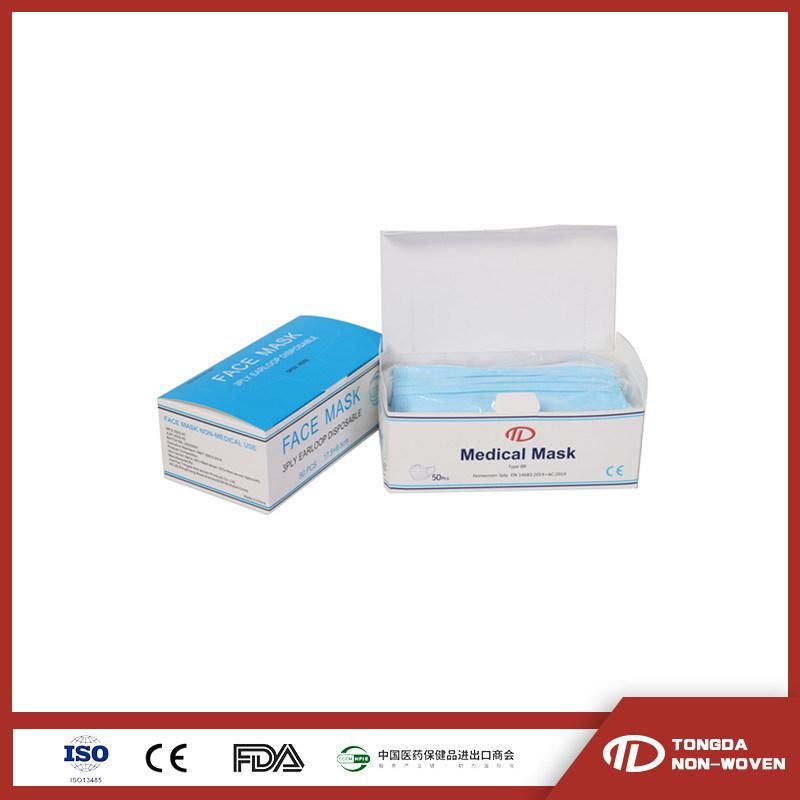 Consumable 3 Ply Surgical Disposable Face Mask