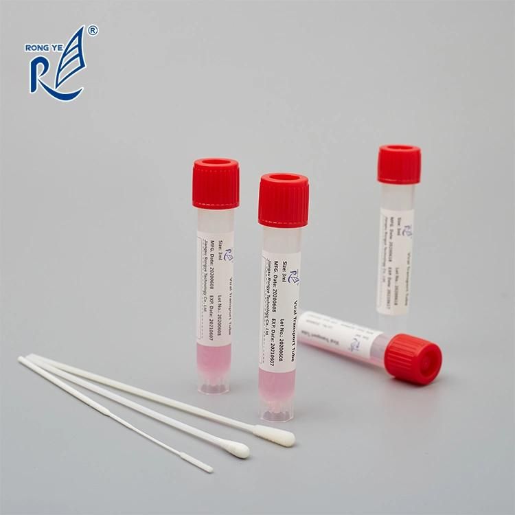 Rongye Vtm Kit Viral Transport Medium with Flocked Swabs