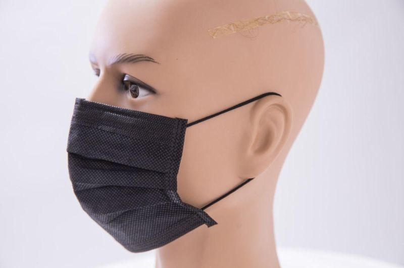 Nonwoven Facial Earloop Three Layers Protective Active Carbon Paper Al Respirator 3 Ply Disposable Face Mask Manufacturer