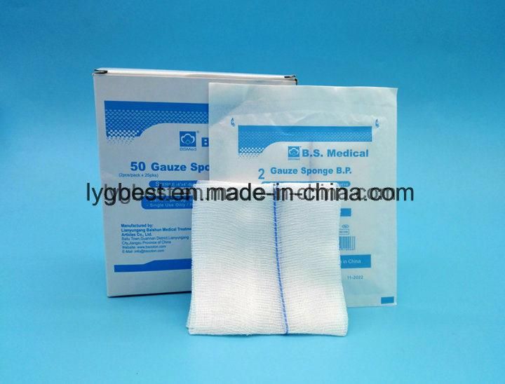 Medical Disposable Products Sterile Gauze Swab