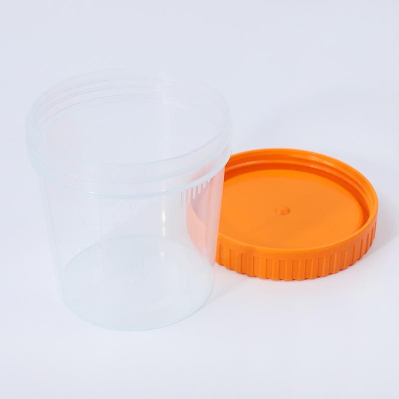 Disposable 110ml Medical Stool Cup Hospital Collection Urine Test Container