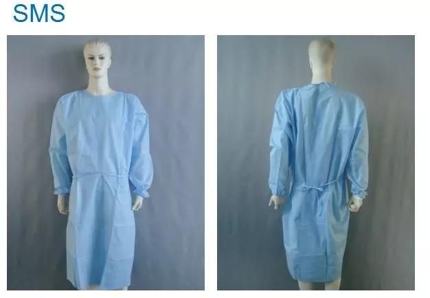 Long Sleeves Non-Woven Fabric Disposable Surgical Gown