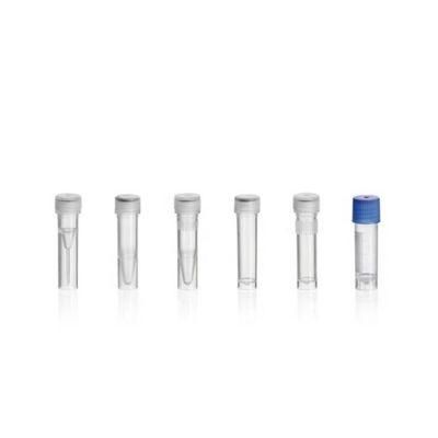 Plastic 1.25ml 1.8ml 2ml Cryogenic Vials Cryovial Tubes Cryovials Cryo Tube with Screw Cap for Laboratory Use