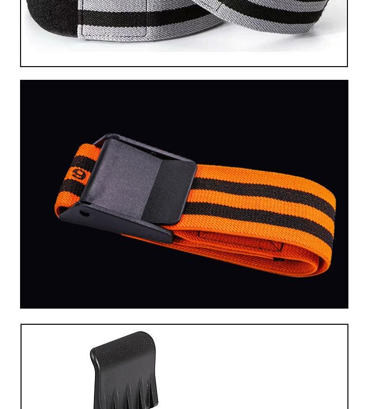 Easy Buckle Blood Flow Restriction Training Belt Tourniquet Arm Strap Occlusion Elastic Band Arm Increase Efficiency and Muscle Compression Tourniquet